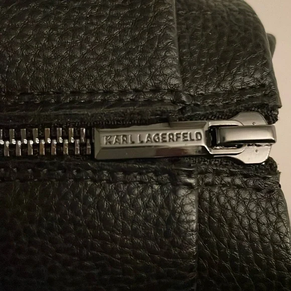 Karl Lagerfeld Black Embellished Combat Boots size 6, very good condition - Picture 5 of 7